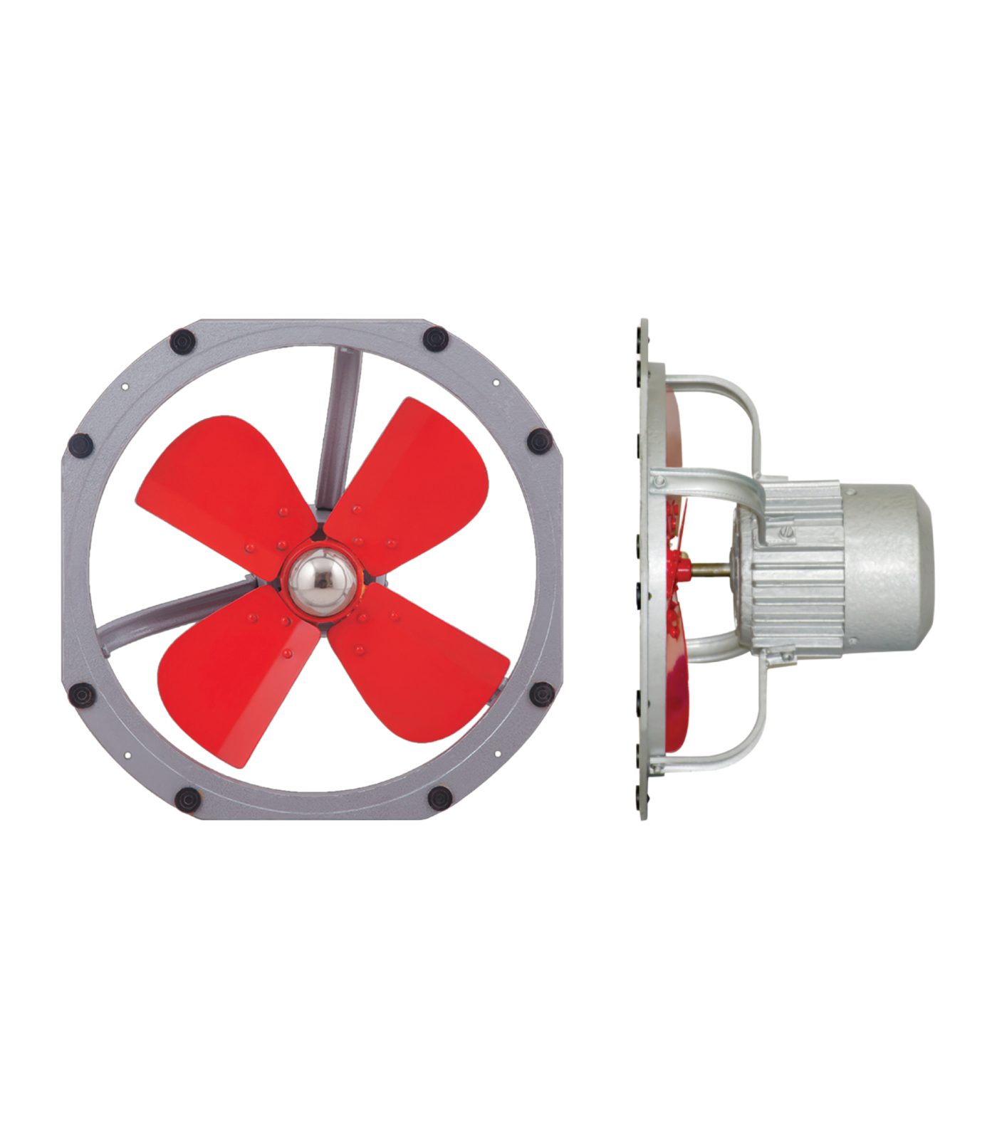 WALL EXHAUST FAN METAL 10"